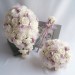 Artificial Ivory Foam Roses Bridal Bouquet