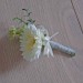 Gerbera Silk Flower Buttonholes