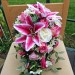 Pink Cascading Bouquet